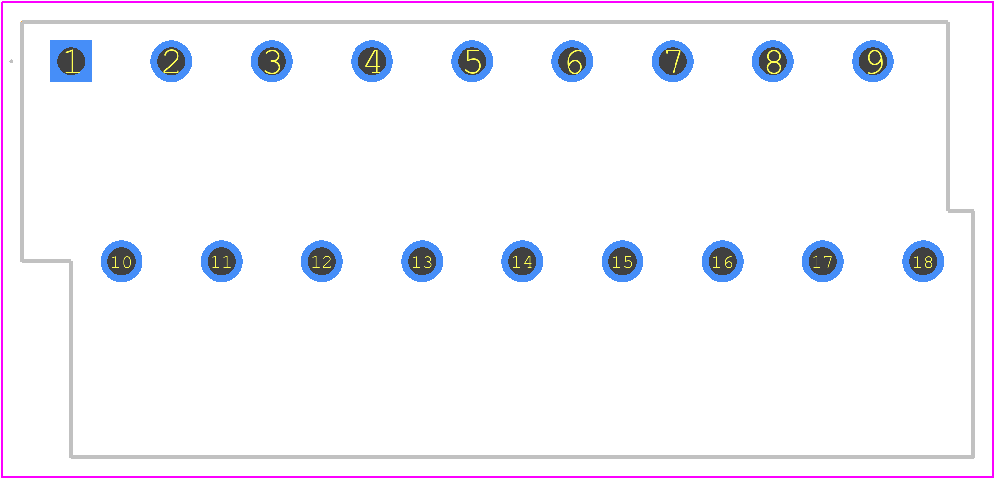1842283 - Phoenix Contact PCB footprint - Other - Other - 1842283-1