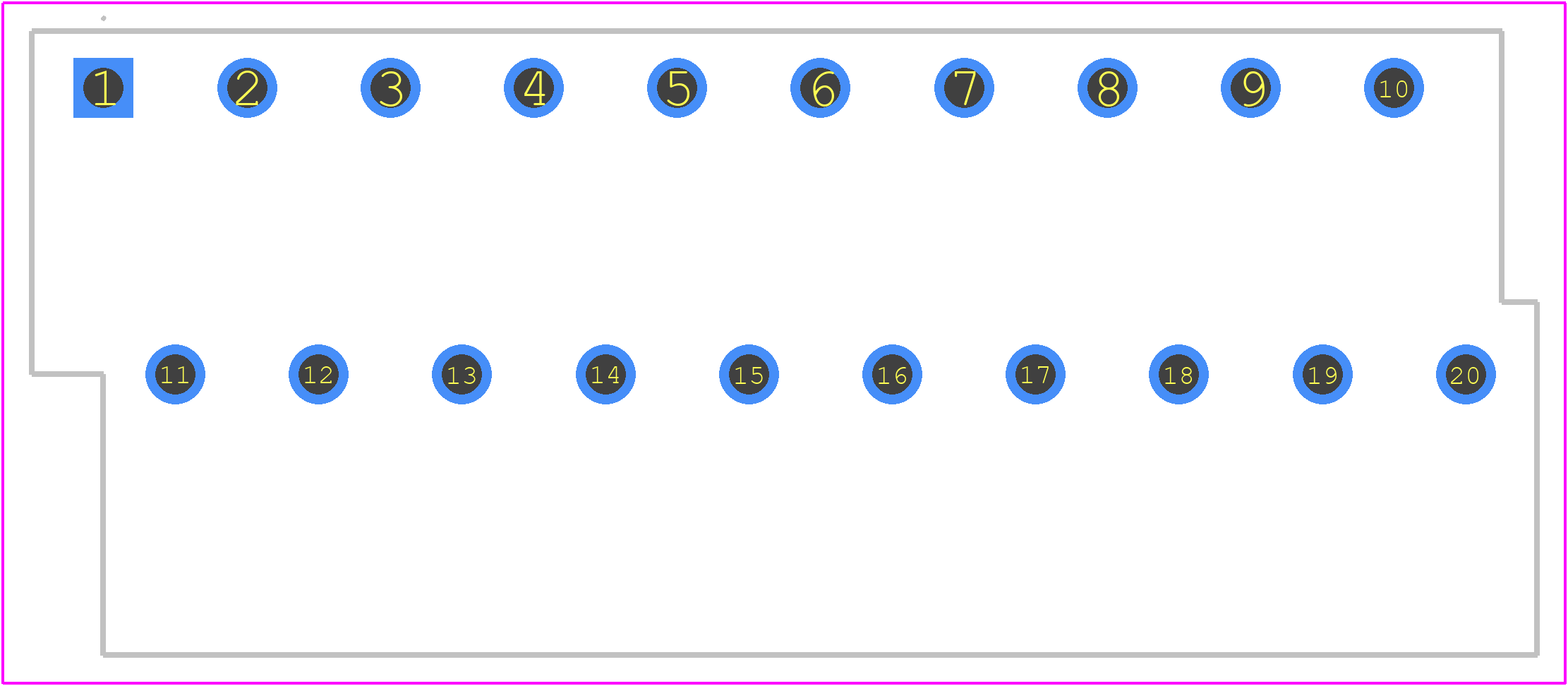 1842296 - Phoenix Contact PCB footprint - Other - Other - 1842296-3