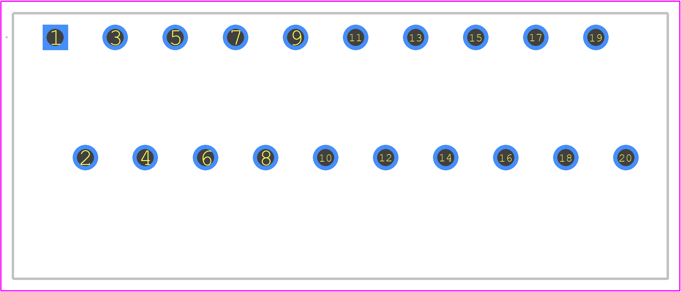 1846593 - Phoenix Contact PCB footprint - Other - Other - 1846593