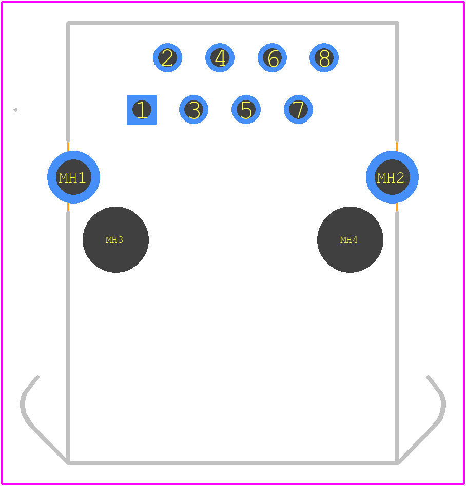 E5908-LEJ744-L - Pulse Electronics PCB footprint - Other - Other - E5908-LEJ744-L-2