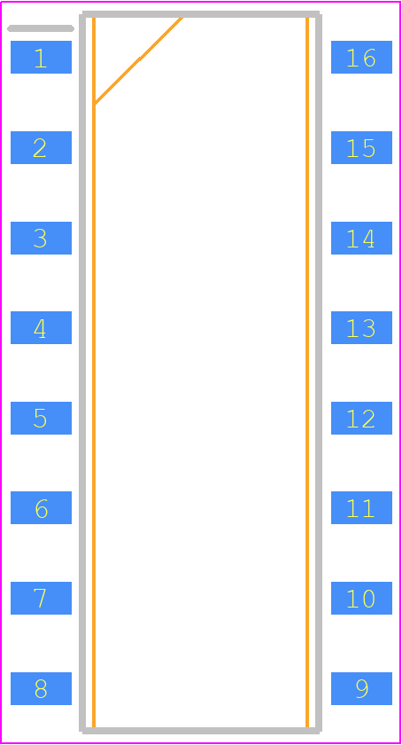 EDS08SNRSTU04Q - TE Connectivity PCB footprint - Small Outline Packages - Small Outline Packages - EDS08SNRSTU04Q