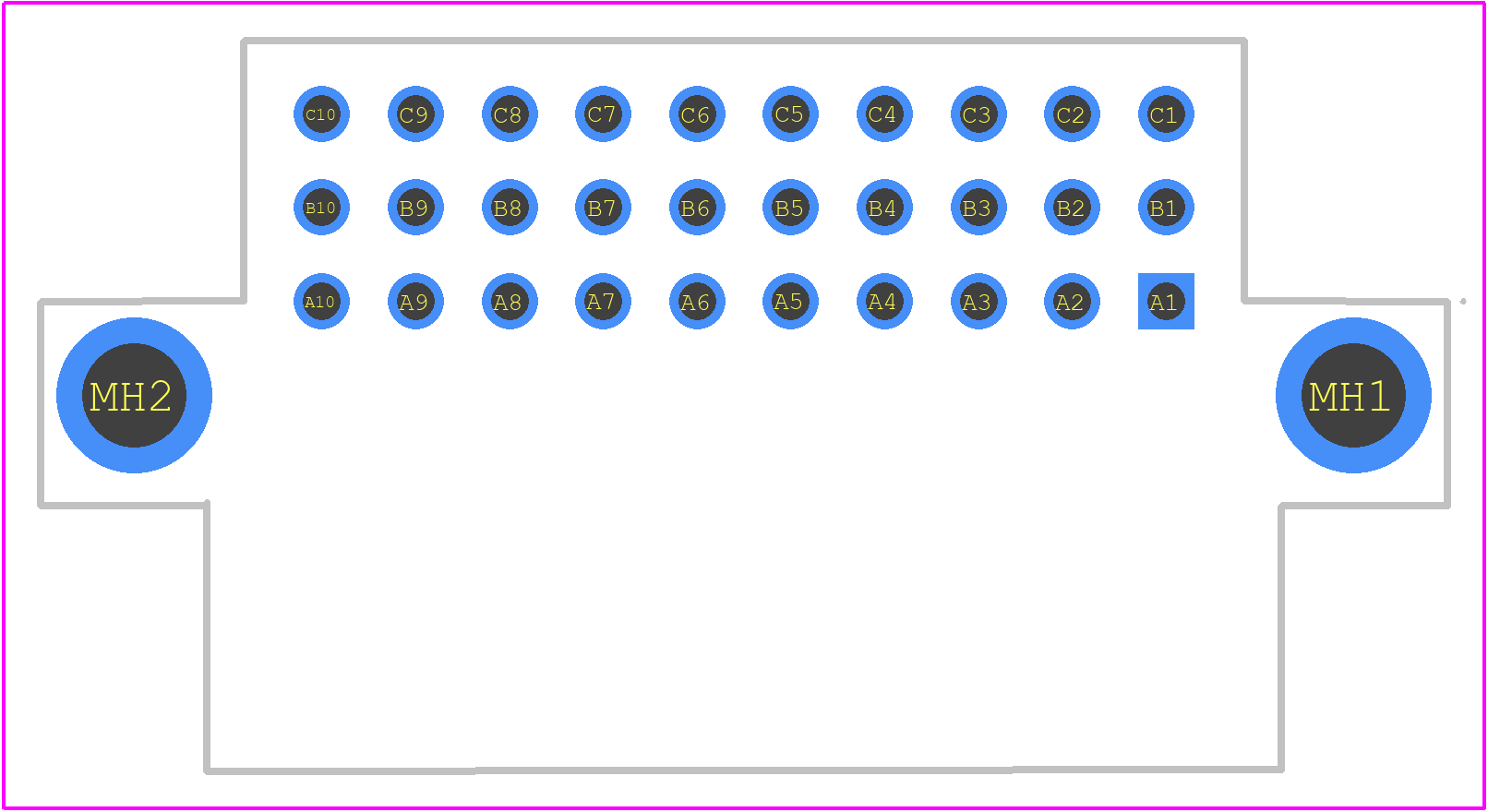 294863 - TE Connectivity PCB footprint - Other - Other - 294863-2