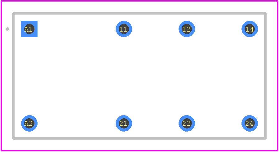 30.22.7.048.0010 - FINDER PCB footprint - Other - Other - 30.22.7.048.0010-1