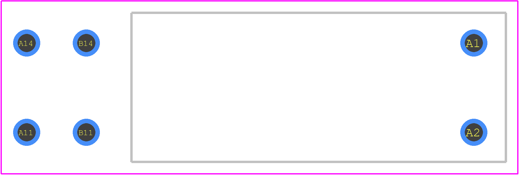 45.71.7.012.0310 - FINDER PCB footprint - Other - Other - 45.71.7.012.0310-2