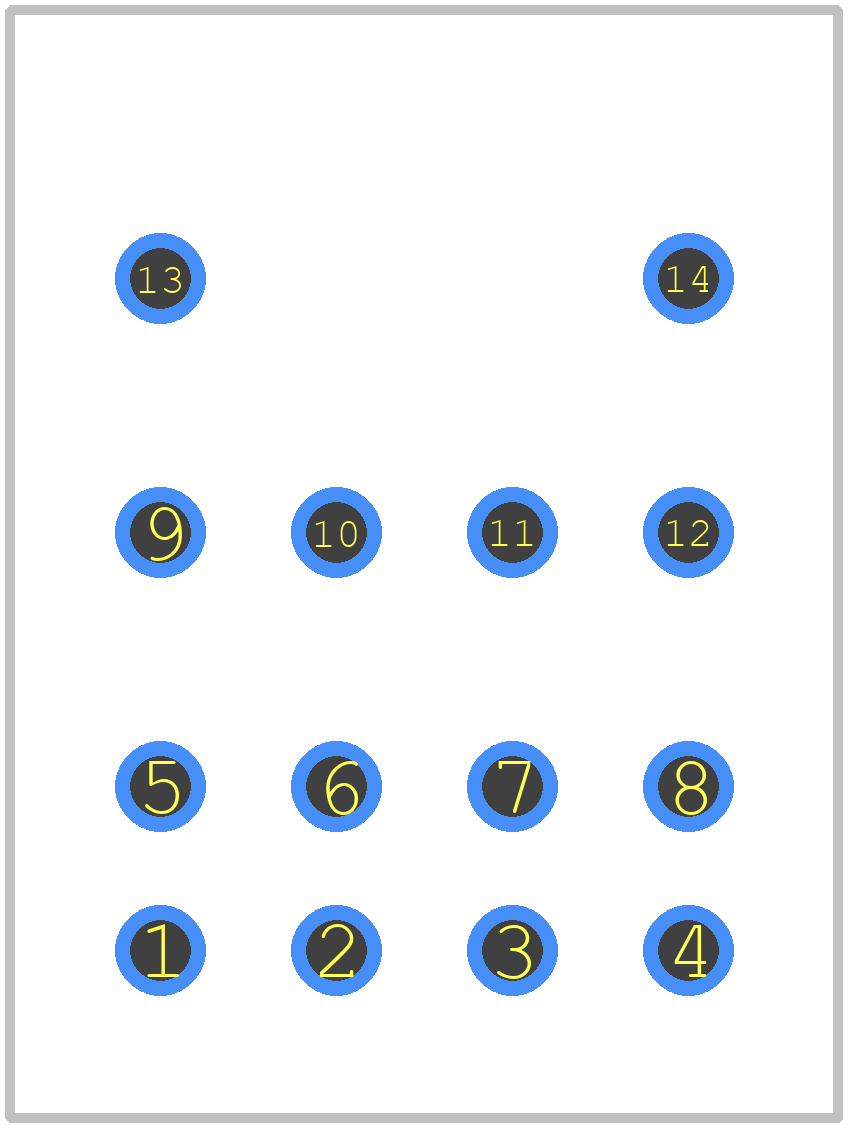 55.14.9.024.0000 - FINDER PCB footprint - Other - Other - 55.14