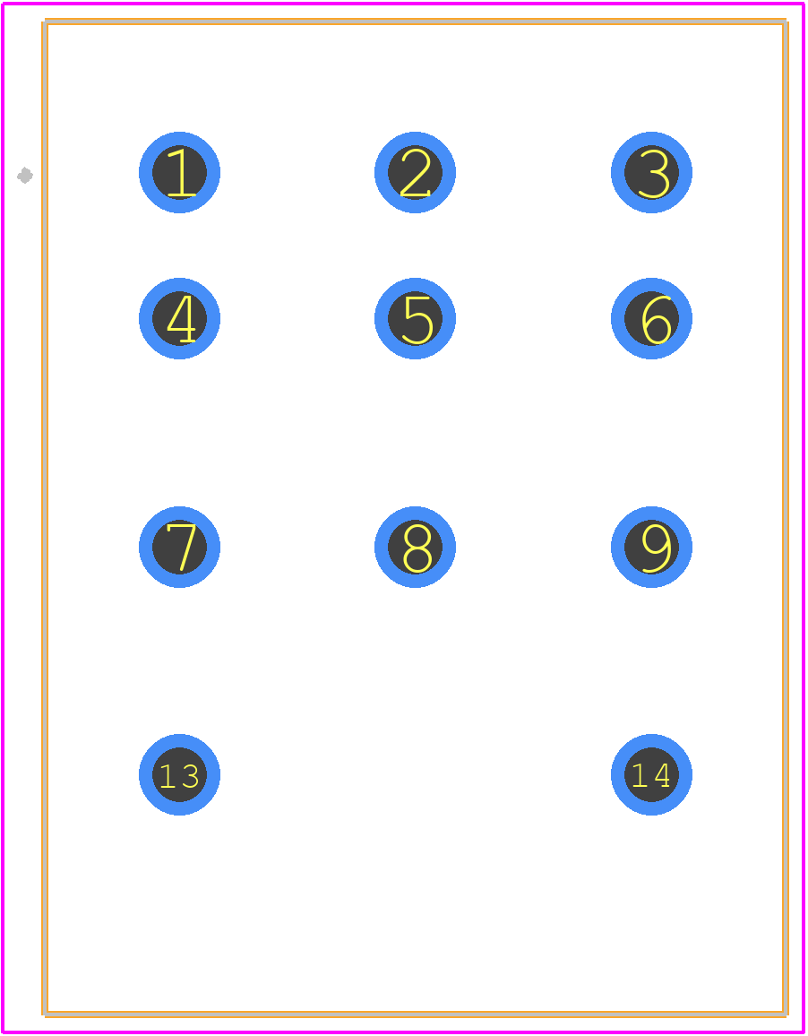 5513.9012 - FINDER PCB footprint - Other - Other - 5513.9012-3