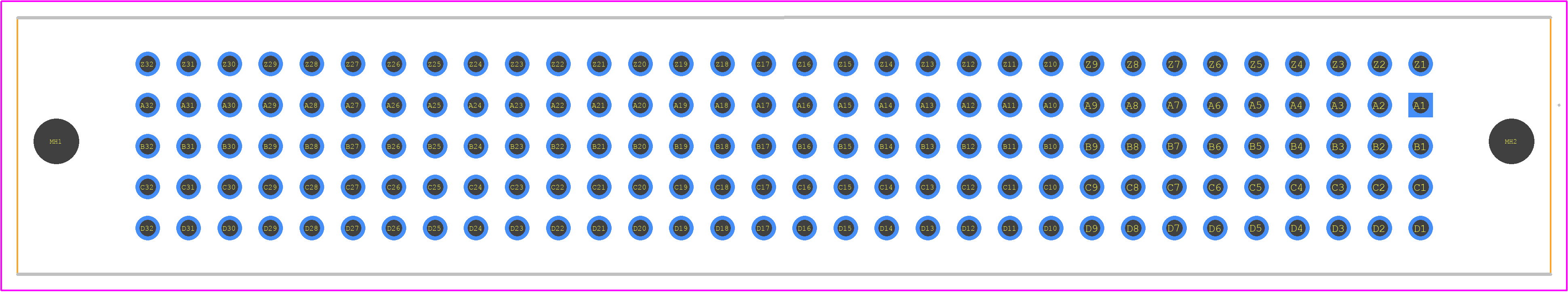 02031602201 - HARTING PCB footprint - Other - Other - 02031602201-20