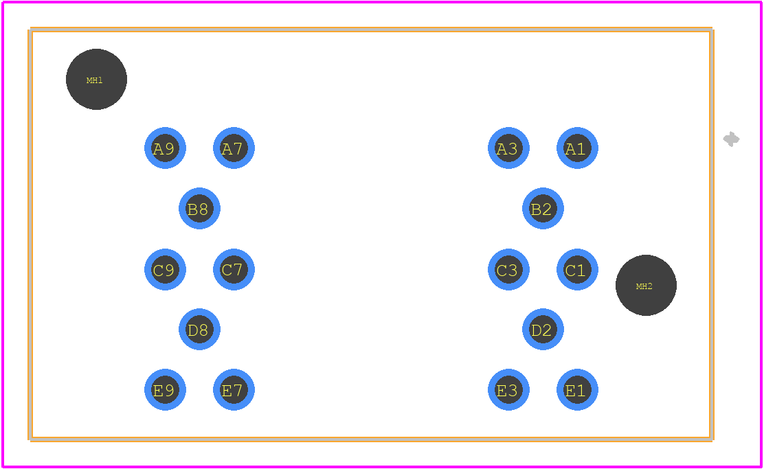 07311000020 - HARTING PCB footprint - Other - Other - 07311000020-1