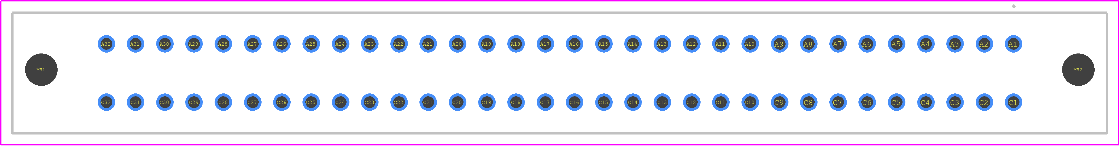 09032646861 - HARTING PCB footprint - Other - Other - 09032646861-50