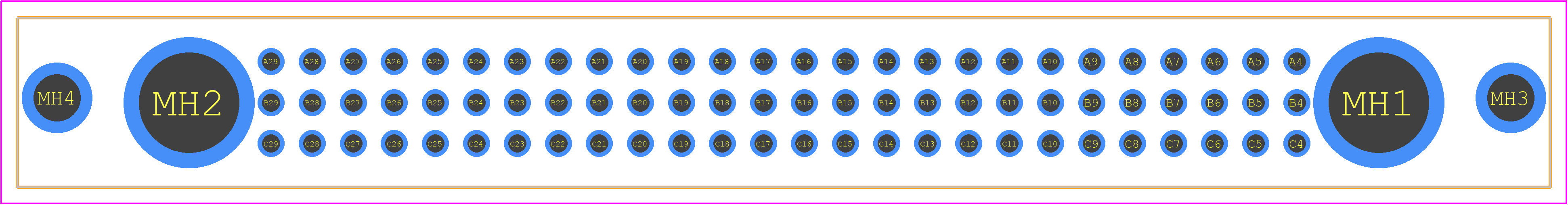 09032786805 - HARTING PCB footprint - Other - Other - 09032786805-2