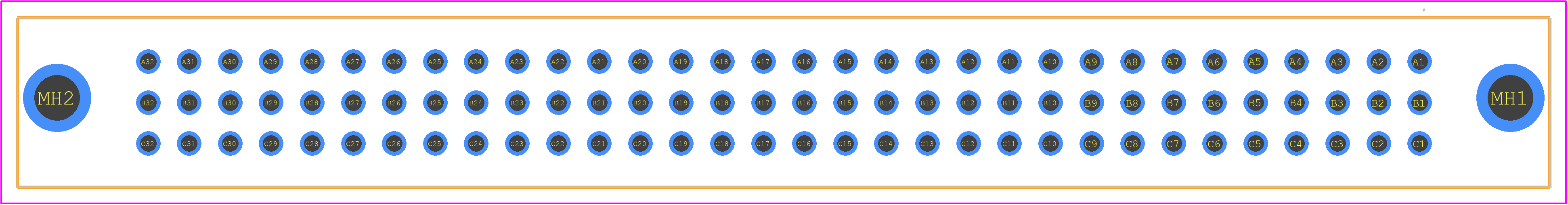 09032966861 - HARTING PCB footprint - Other - Other - 09032966861-2