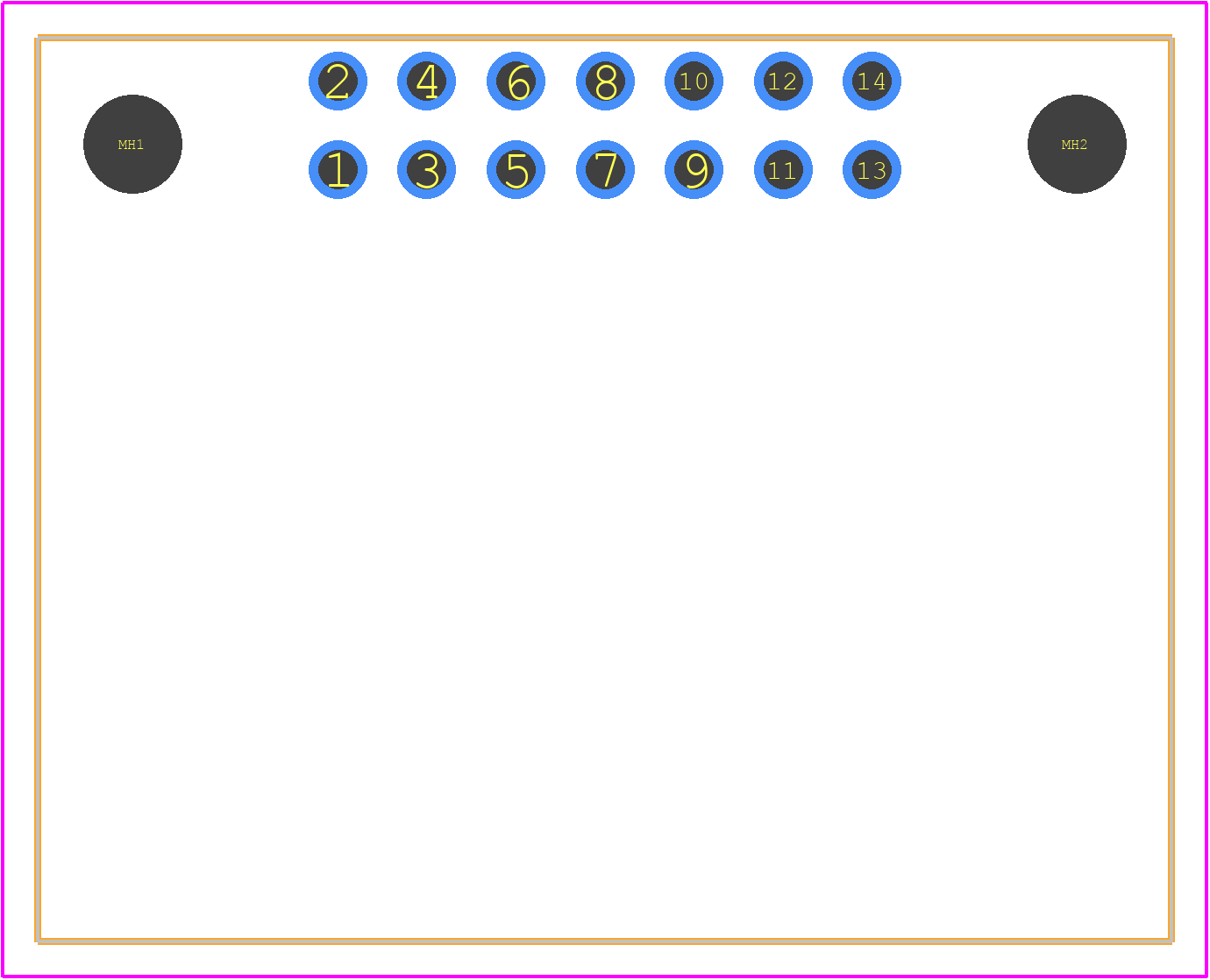09185146903 - HARTING PCB footprint - Other - Other - 09185146903-3