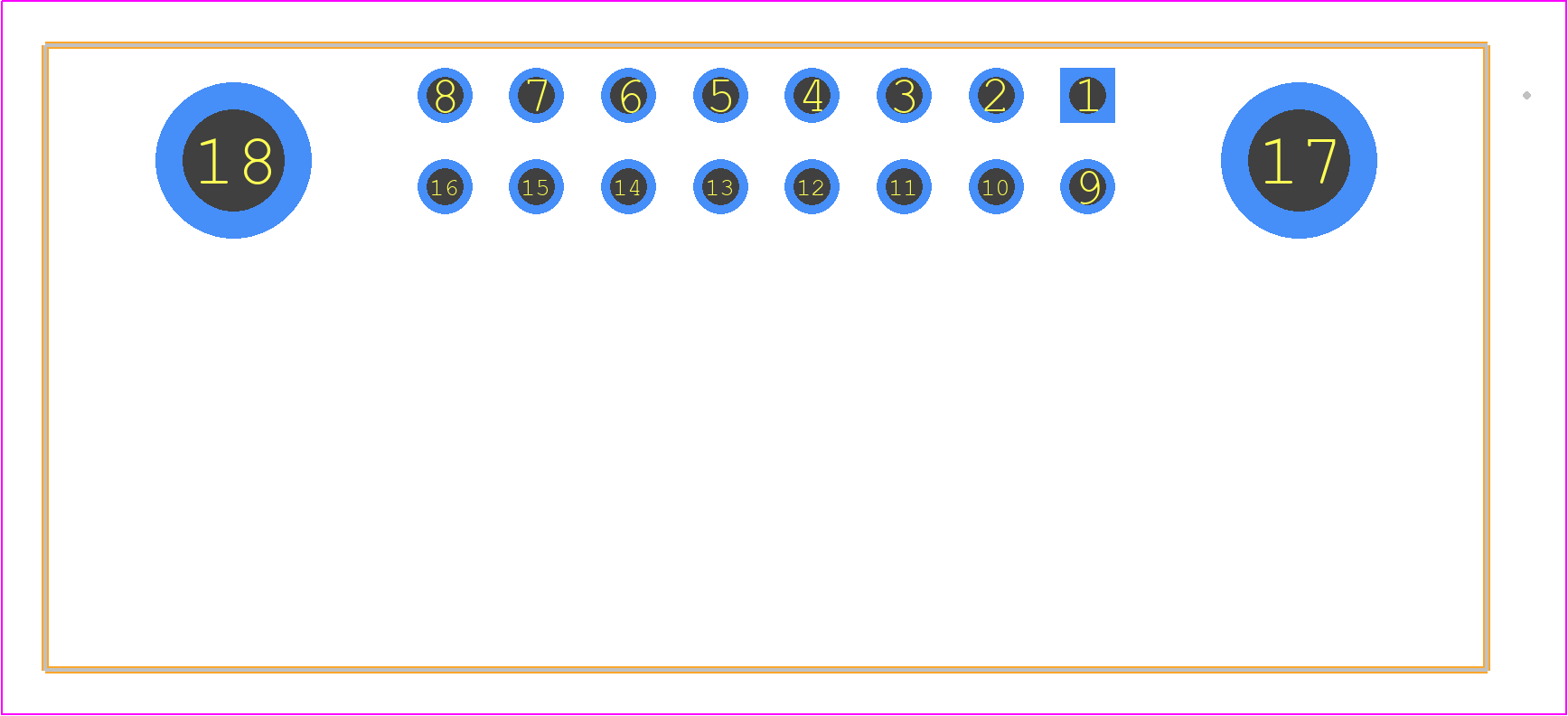 09185166923 - HARTING PCB footprint - Other - Other - 09185166923
