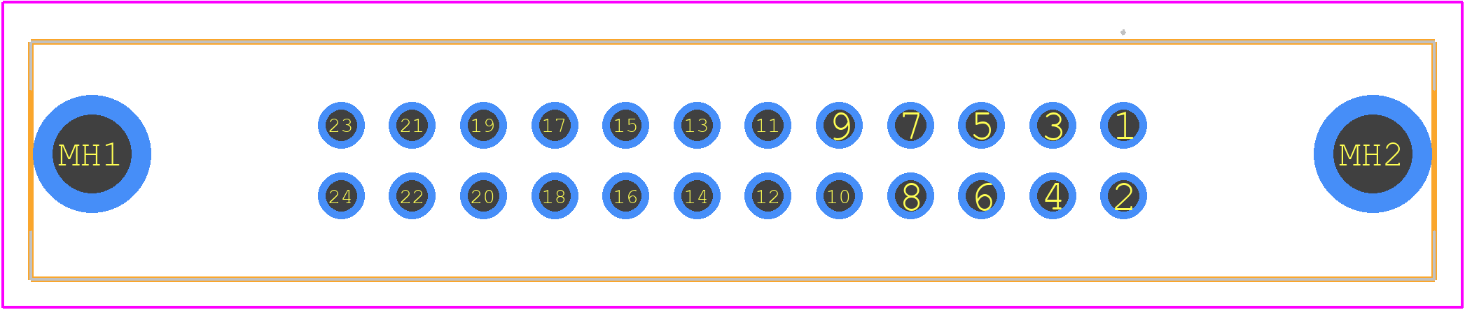 09185246924 - HARTING PCB footprint - Other - Other - 09185246924