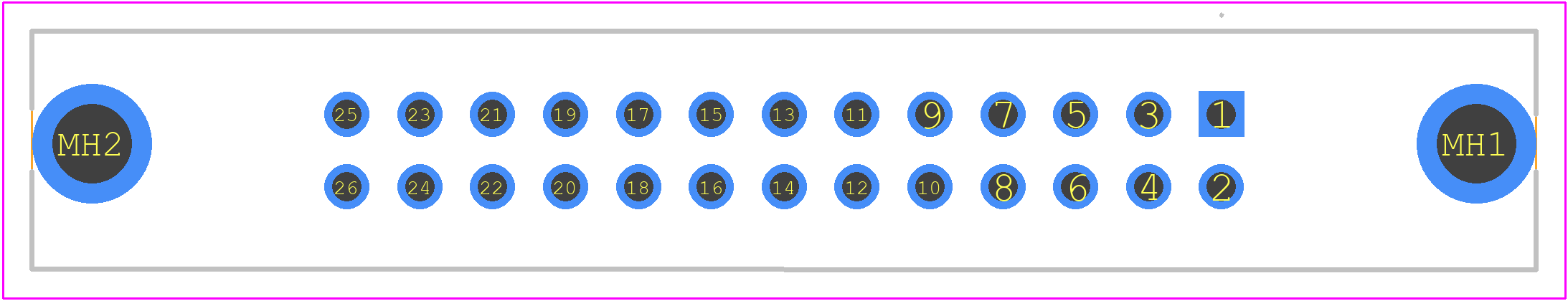 09185265909 - HARTING PCB footprint - Other - Other - 09185265909-2