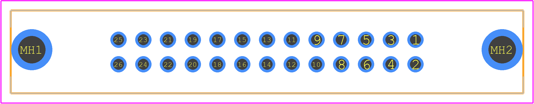 09185267927 - HARTING PCB footprint - Other - Other - 09185267927-2