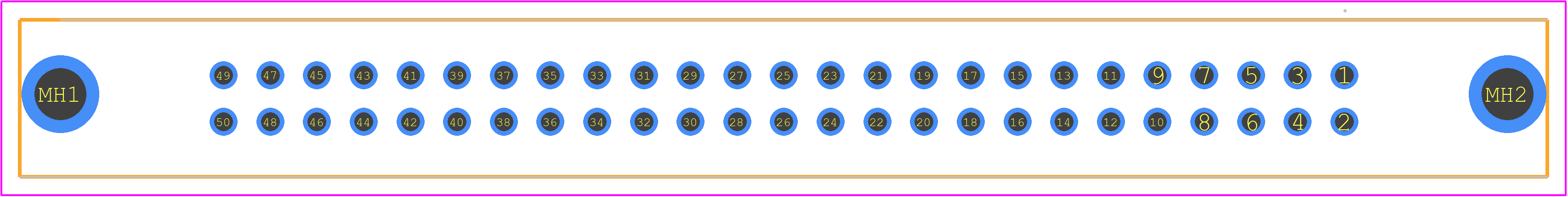 09185506924 - HARTING PCB footprint - Other - Other - 09185506924-3