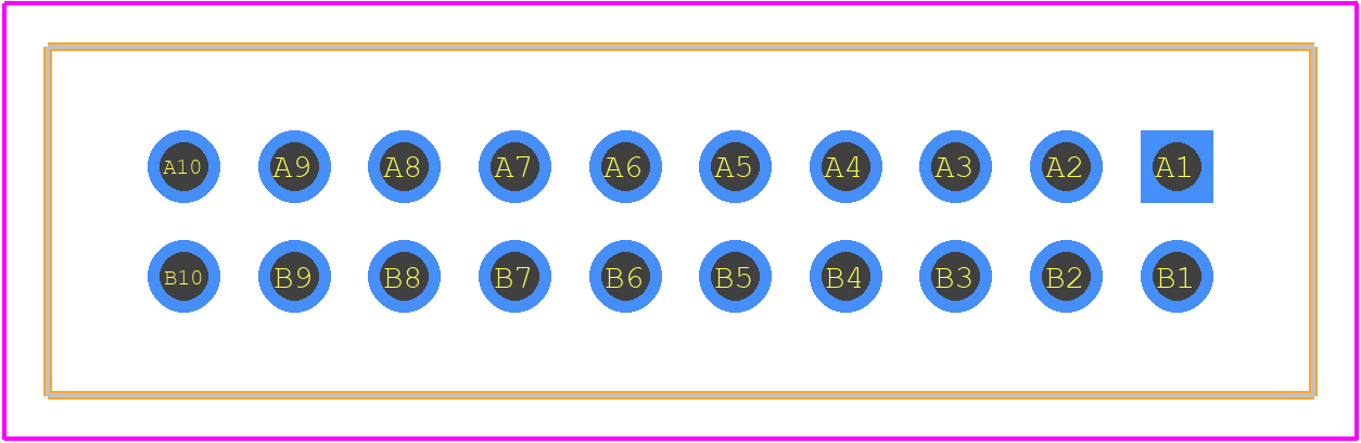 09242206414 - HARTING PCB footprint - Other - Other - 09242206414-2