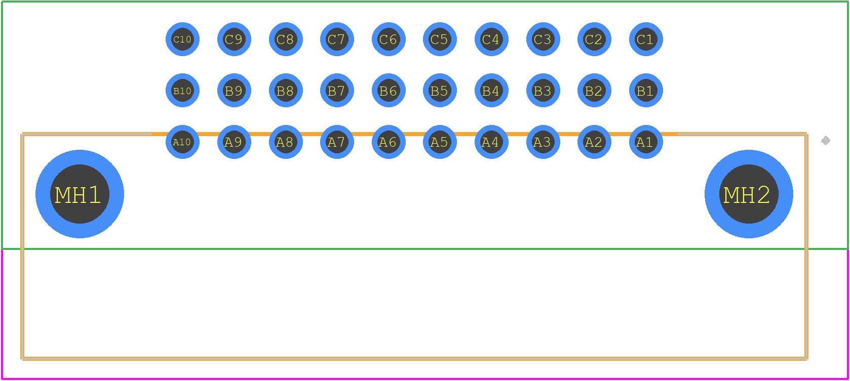 09251306919 - HARTING PCB footprint - Other - Other - 09251306919