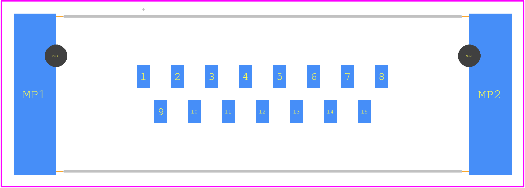 09552296811741 - HARTING PCB footprint - Other - Other - 09552296811741-1