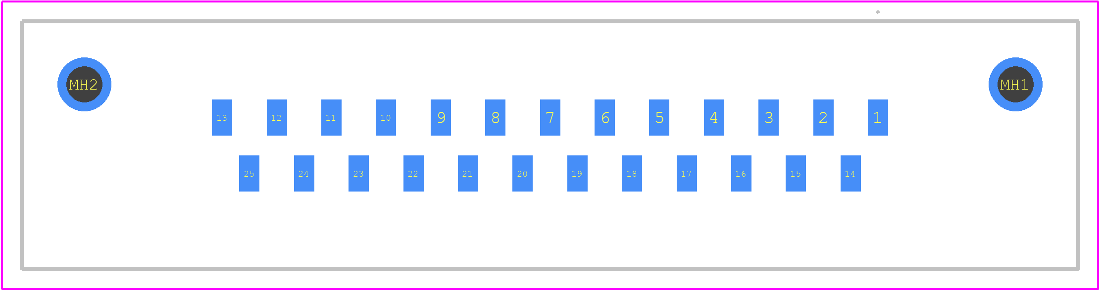 09553156611741 - HARTING PCB footprint - Other - Other - 09553156611741-4