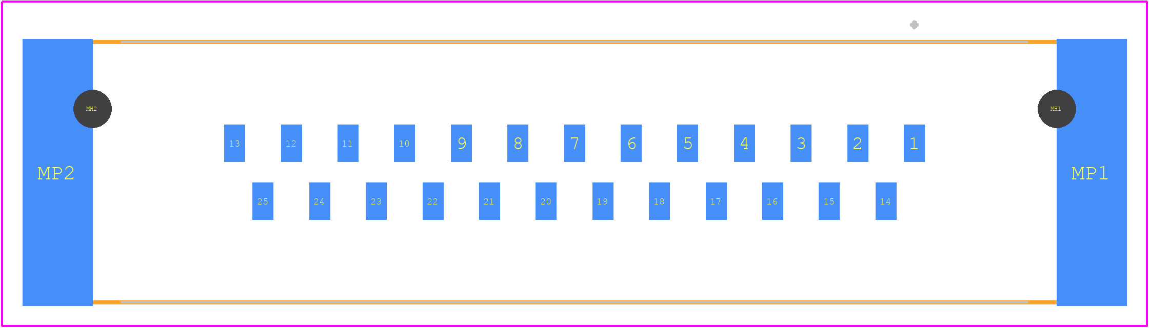 09553156612741 - HARTING PCB footprint - Other - Other - 09553156612741-2