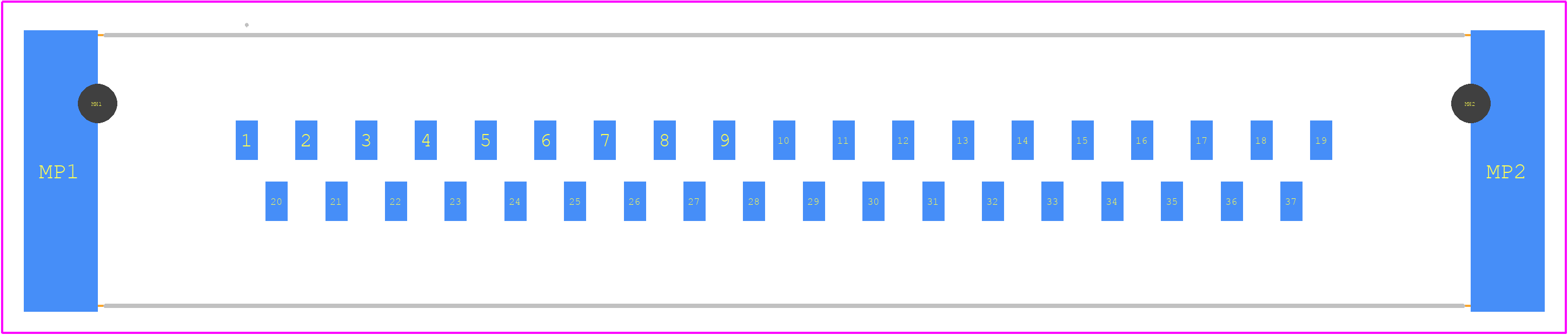 09554296812741 - HARTING PCB footprint - Other - Other - 09554296812741-3