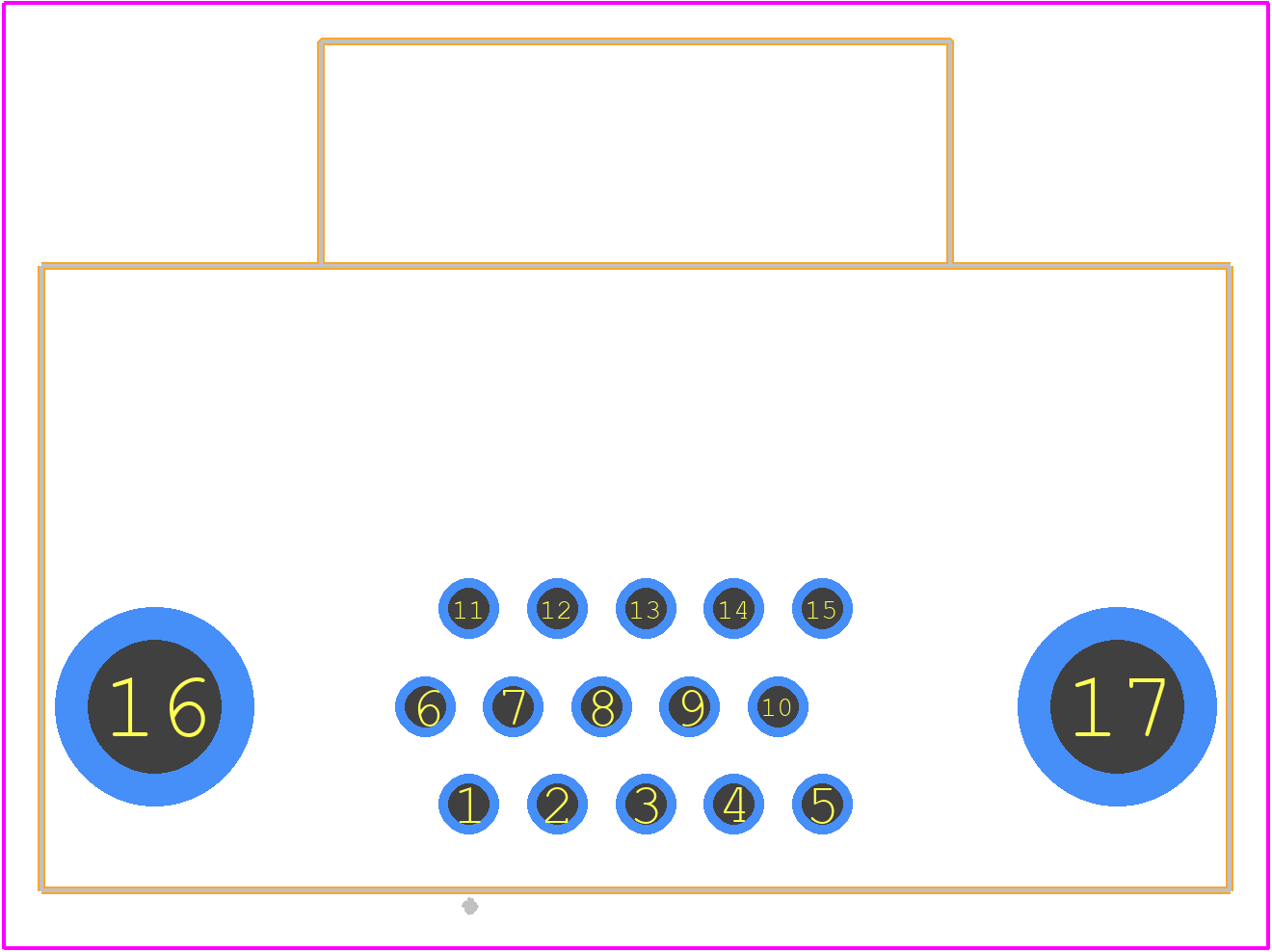 09561527613 - HARTING PCB footprint - Other - Other - 09561527613_1