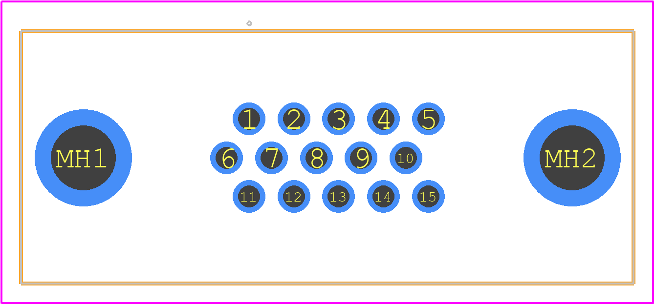 09561617700 - HARTING PCB footprint - Other - Other - 09561617700-2