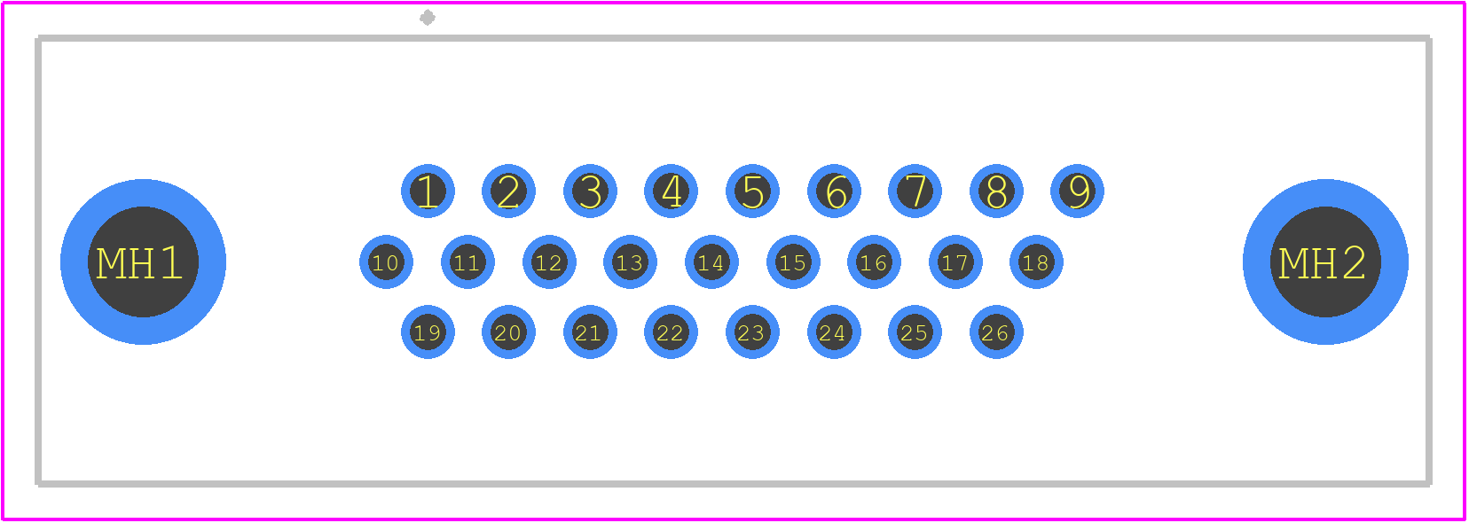 09562617700 - HARTING PCB footprint - Other - Other - 09562617700