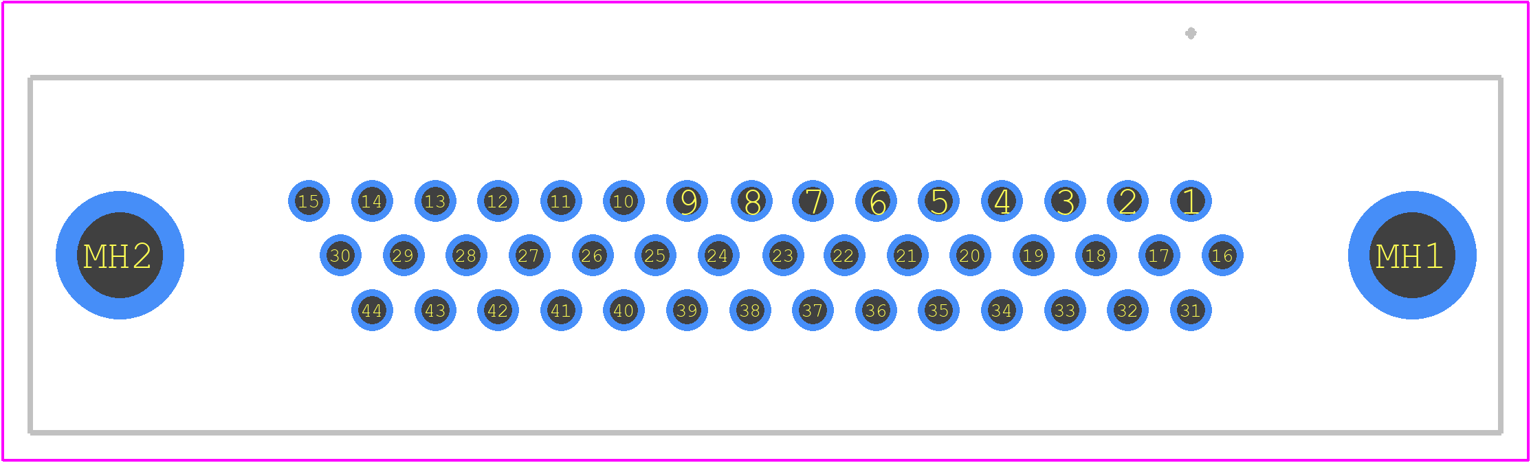 09563517512 - HARTING PCB footprint - Other - Other - 09563517512-1