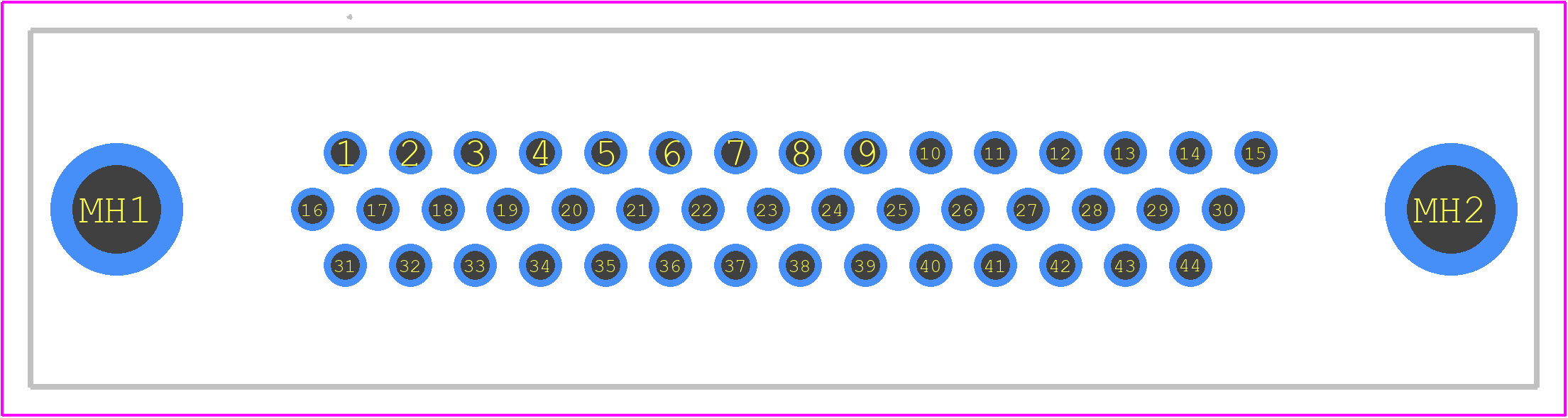 09563617712 - HARTING PCB footprint - Other - Other - 09563617712-1