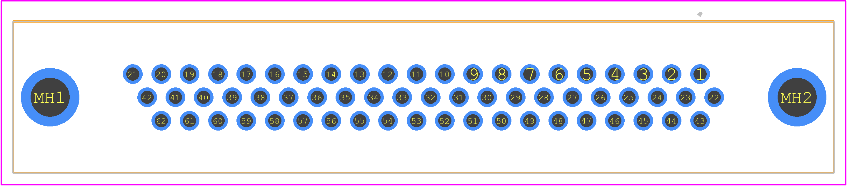 09564517500 - HARTING PCB footprint - Other - Other - 09564517500-1