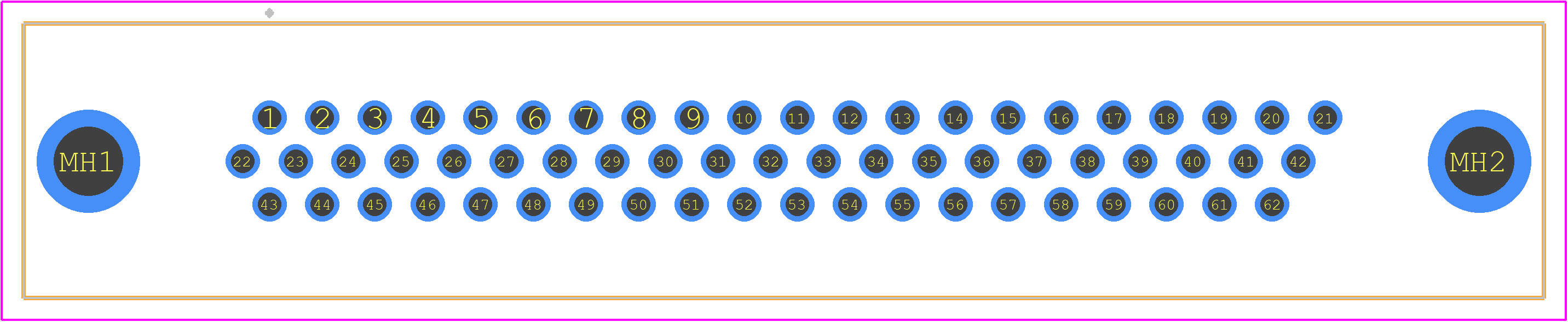 09564617700 - HARTING PCB footprint - Other - Other - 09564617700-2