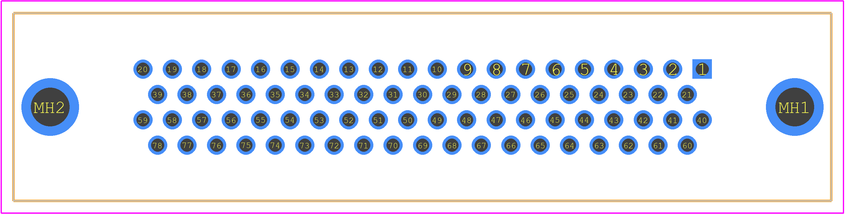 09565517500 - HARTING PCB footprint - Other - Other - 09565517500-1