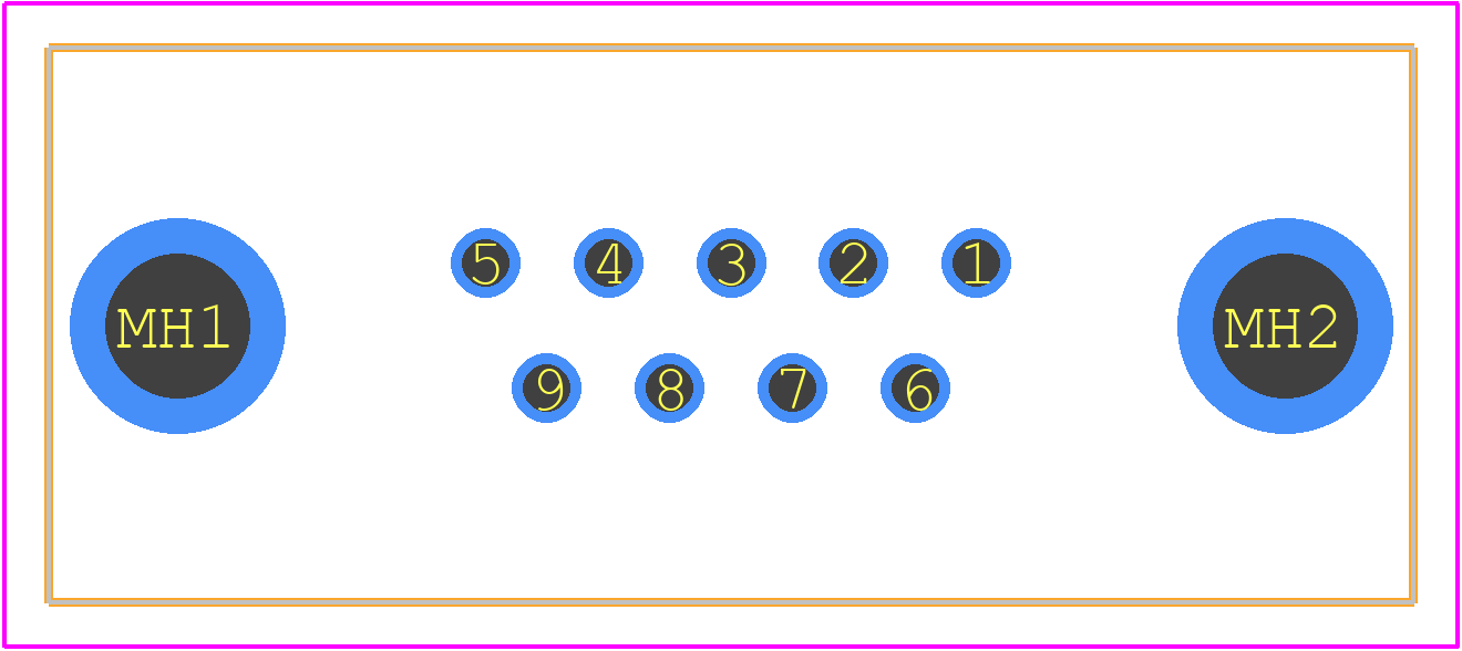 09641127800 - HARTING PCB footprint - Other - Other - 09641127800-2