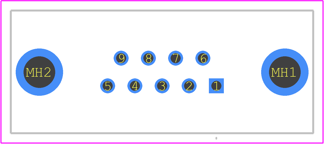 09641227800 - HARTING PCB footprint - Other - Other - 09641227800-2