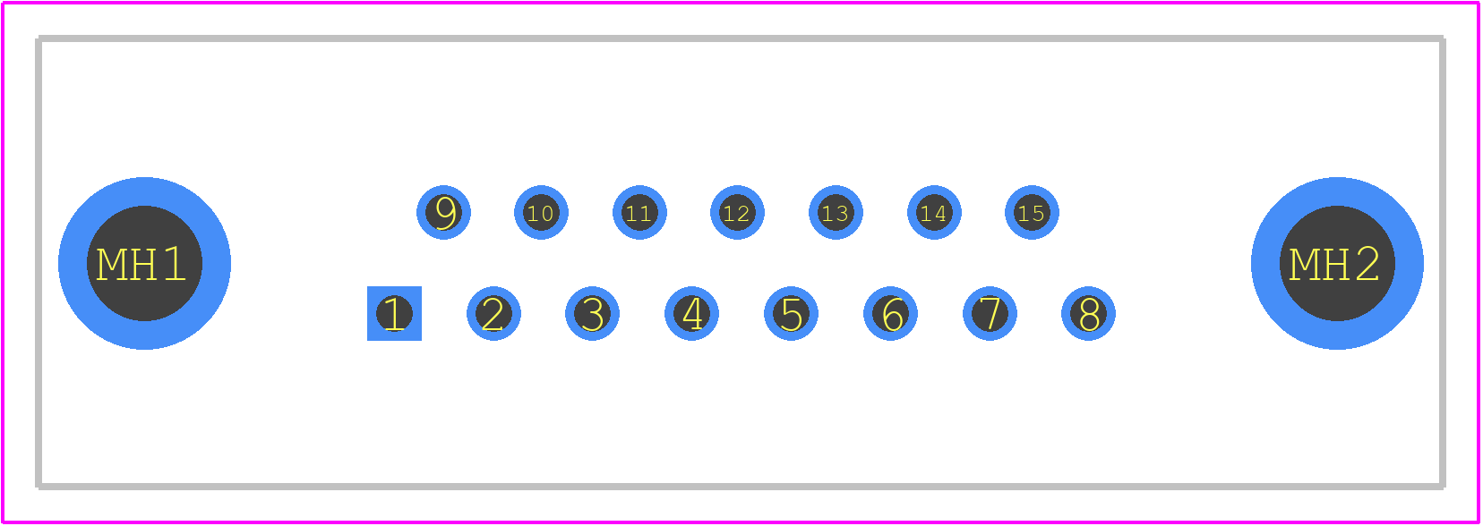 09642227800 - HARTING PCB footprint - Other - Other - 09642227800-2
