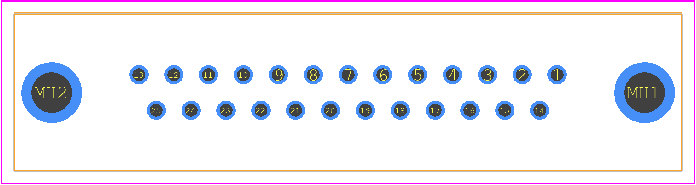 09643127800 - HARTING PCB footprint - Other - Other - 09643127800-2