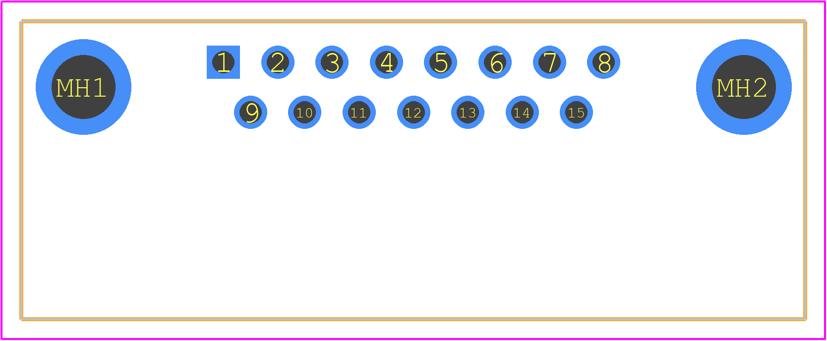 09652227801 - HARTING PCB footprint - Other - Other - 09652227801-2