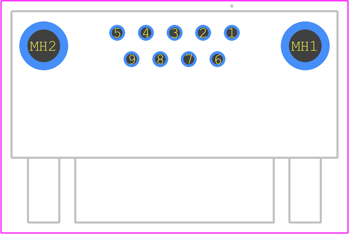 09661526617 - HARTING PCB footprint - Other - Other - 09661526617