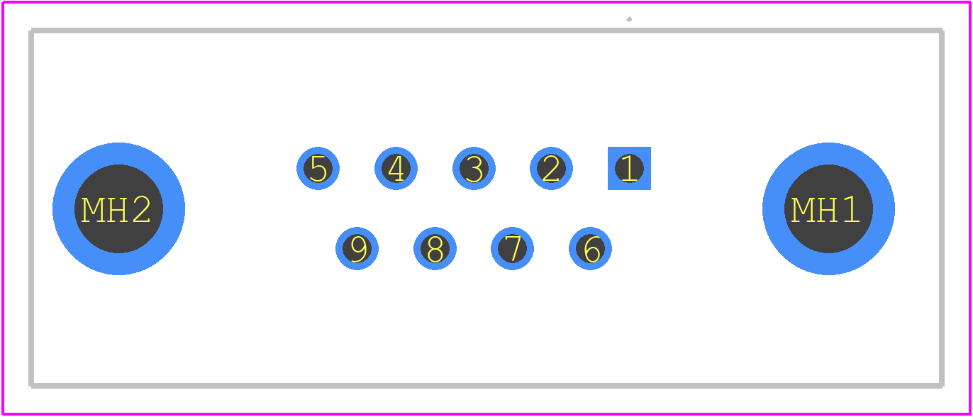 09661556513 - HARTING PCB footprint - Other - Other - 09661556513-1