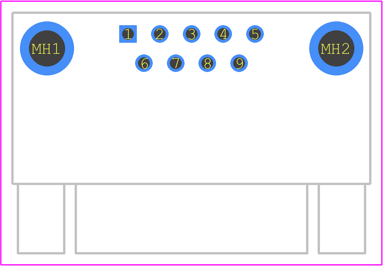 09661627813 - HARTING PCB footprint - Other - Other - 09661627813-3