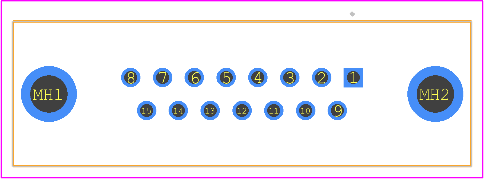 09662516513 - HARTING PCB footprint - Other - Other - 09662516513-2