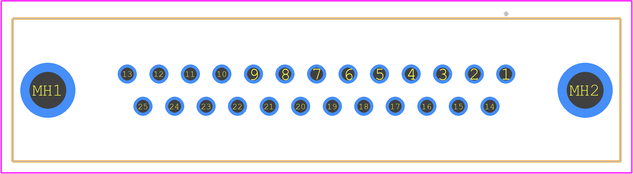 09663516512 - HARTING PCB footprint - Other - Other - 09663516512-1