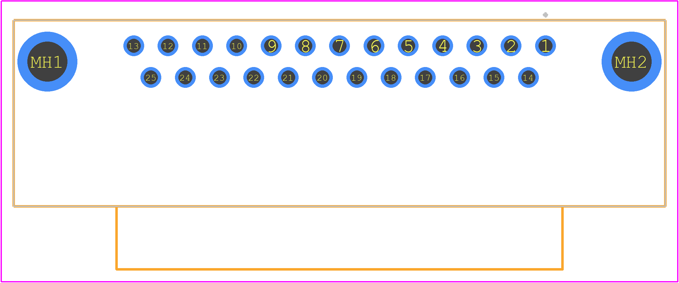 09663526613 - HARTING PCB footprint - Other - Other - 09663526613