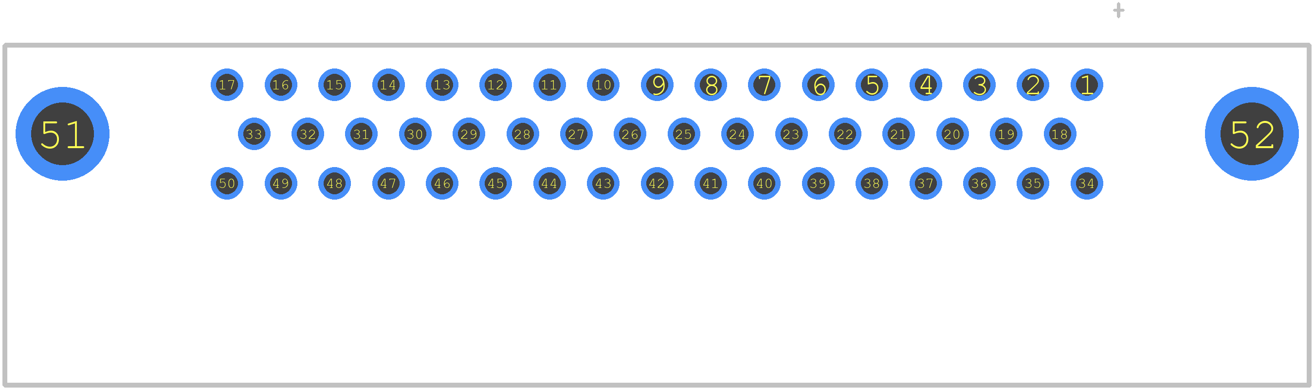 09665127601 - HARTING PCB footprint - Other - Other - 09665127601
