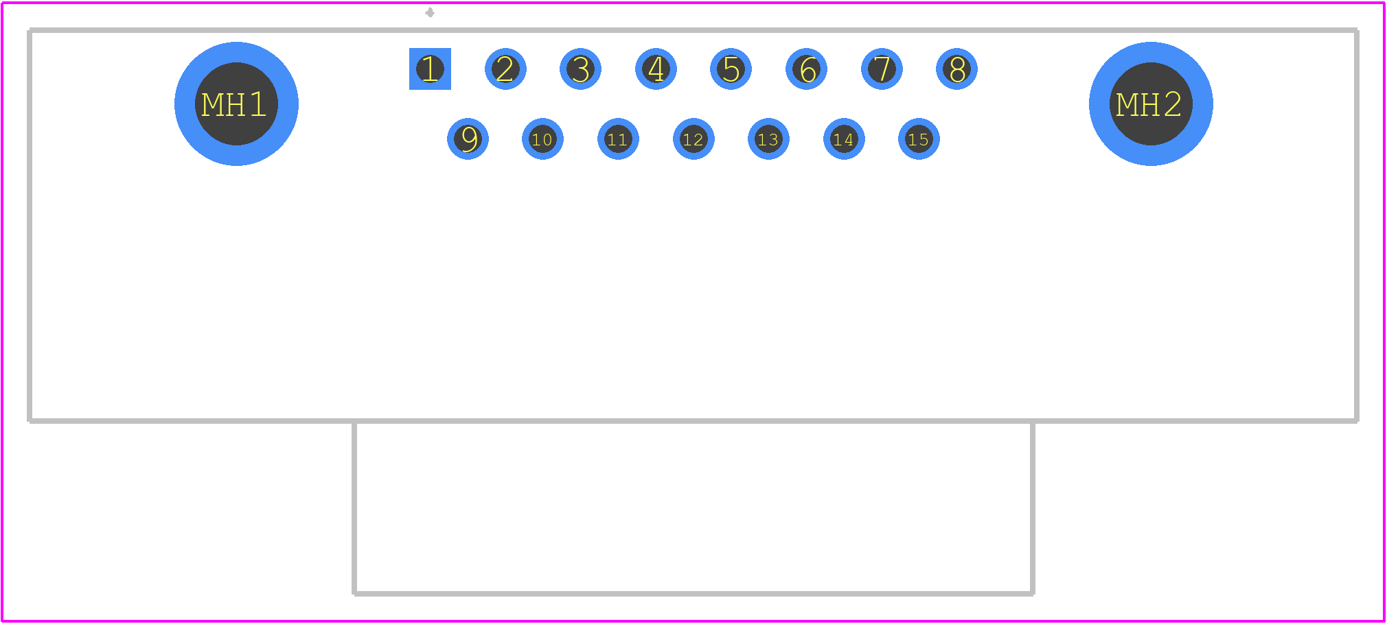 09676157658 - HARTING PCB footprint - Other - Other - 09676157658
