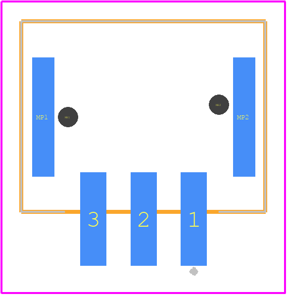 14010313102000 - HARTING PCB footprint - Other - Other - 14010313102000-2