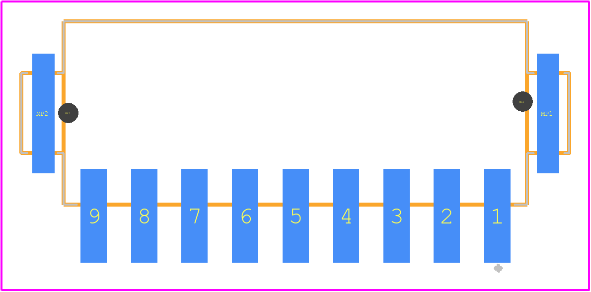 14010913102000 - HARTING PCB footprint - Other - Other - 14010913102000-1